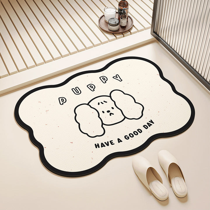 Playful Pet-Themed Absorbent Mat Bowlift
