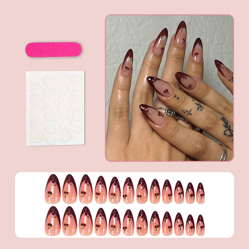 Artificial nail set with unique designs Bowlift