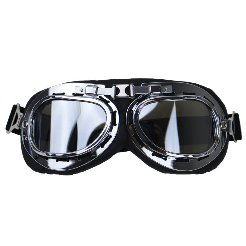 Vintage-Style Protective Riding Goggles Bowlift