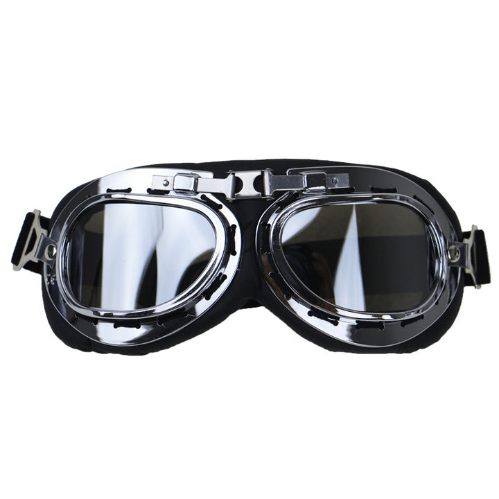 Vintage-Style Protective Riding Goggles Bowlift