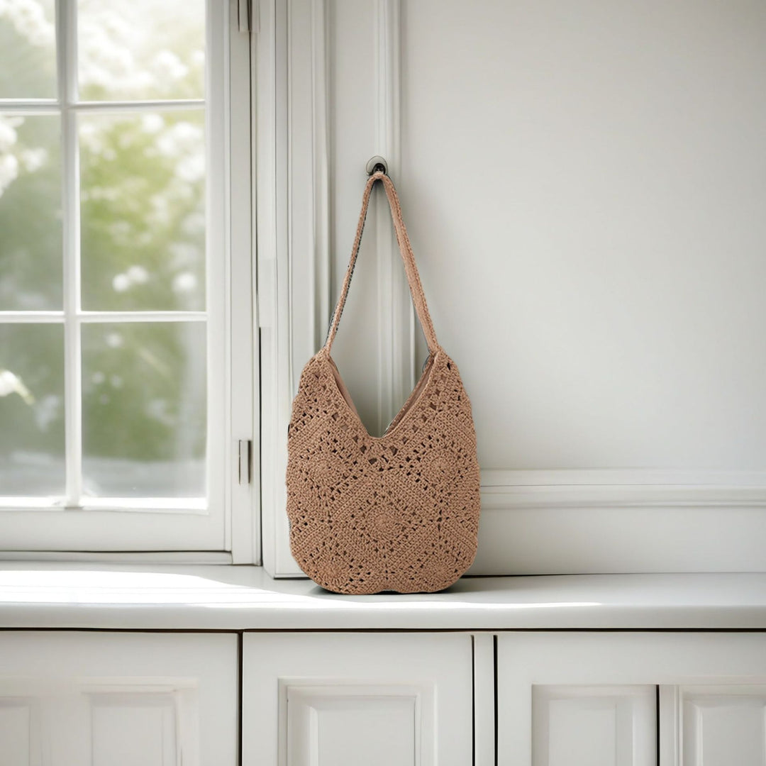 Crocheted Shoulder Bag Bowlift