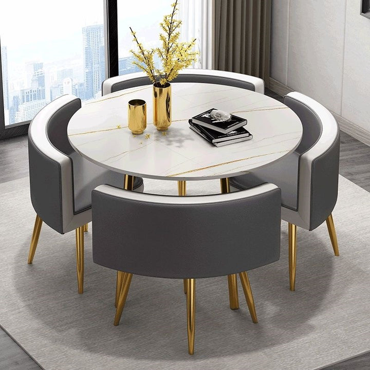 Modern Dining Table Set Bowlift