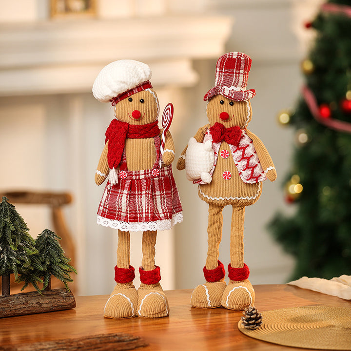 Cute Gingerbread Man Decoration Figure Bowlift