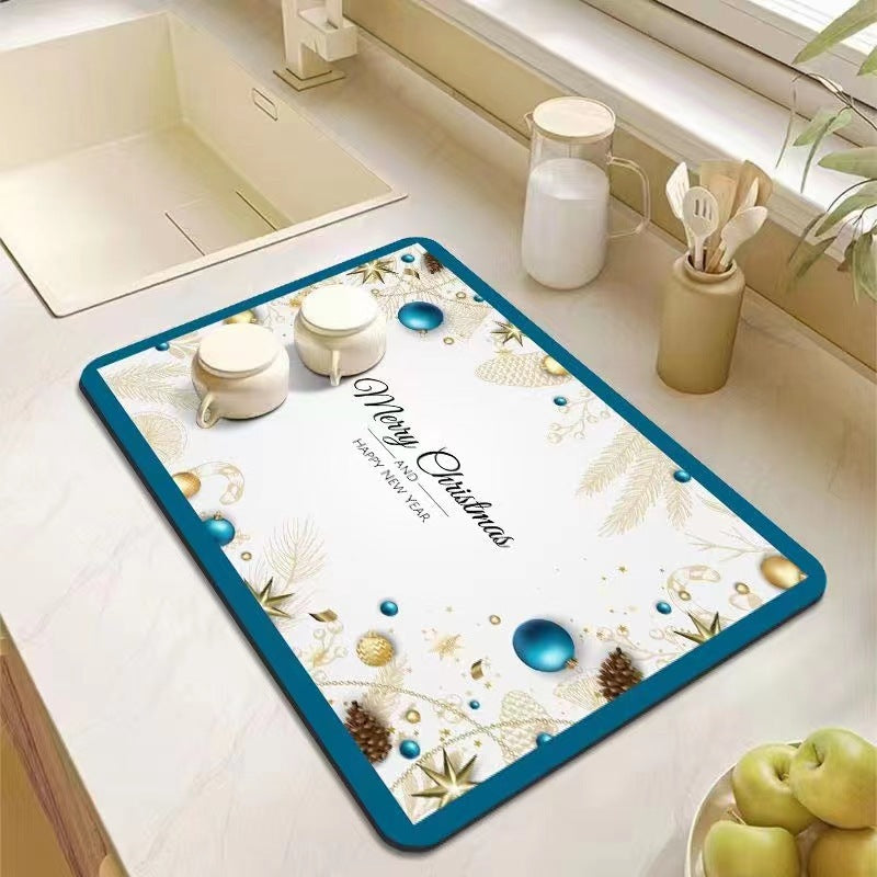 Floral Patterns Kitchen Mat Bowlift