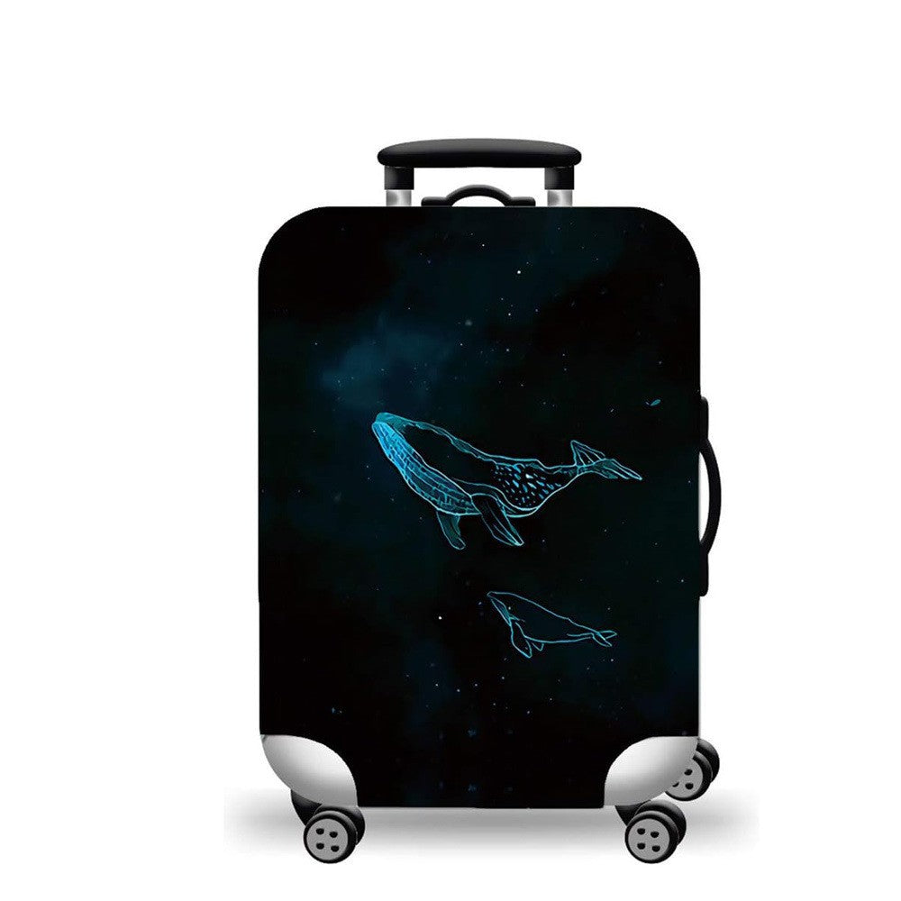Women hard shell suitcase with stylish flamingo design Bowlift