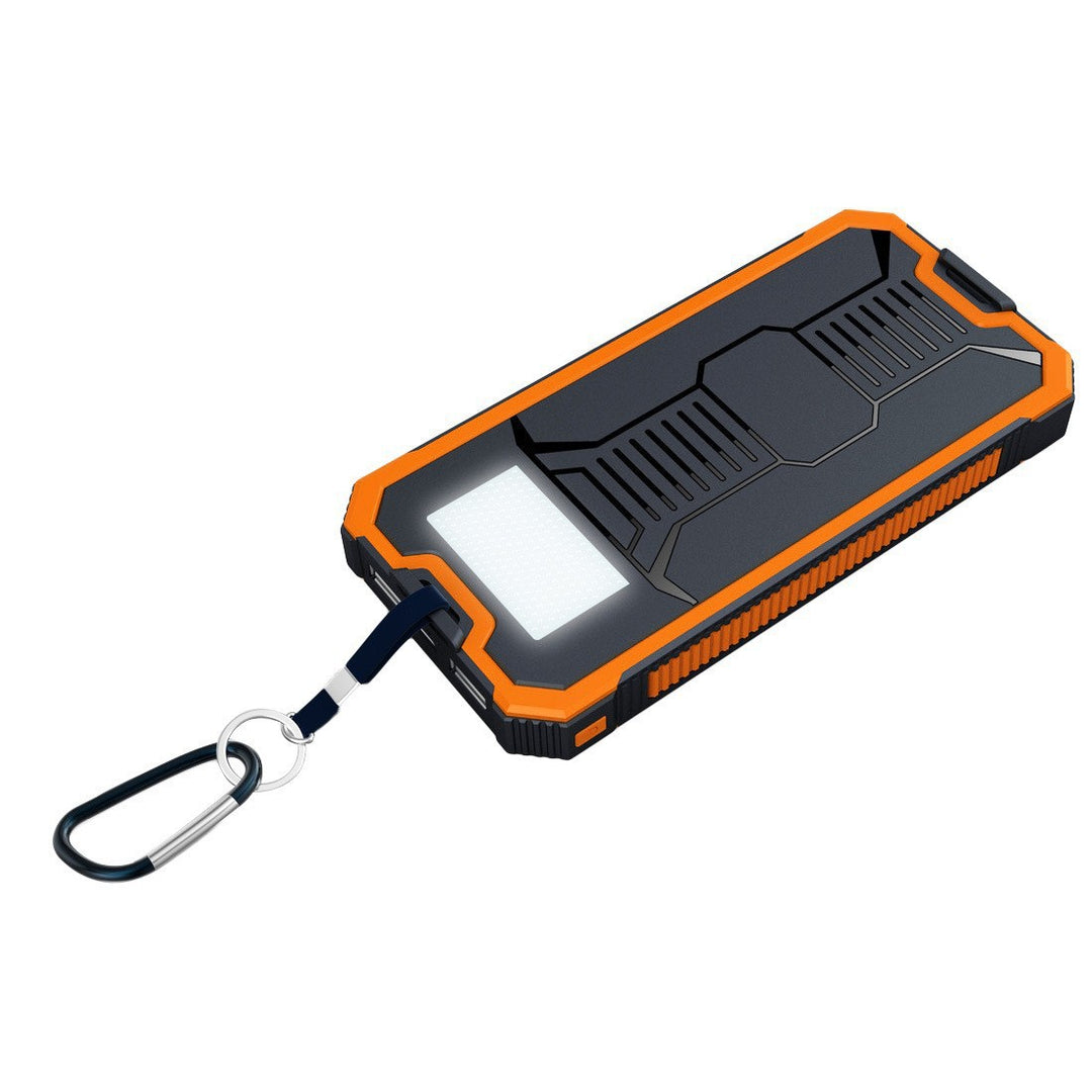 Robust and Portable Solar Power Bank with Integrated LED Lamp Bowlift