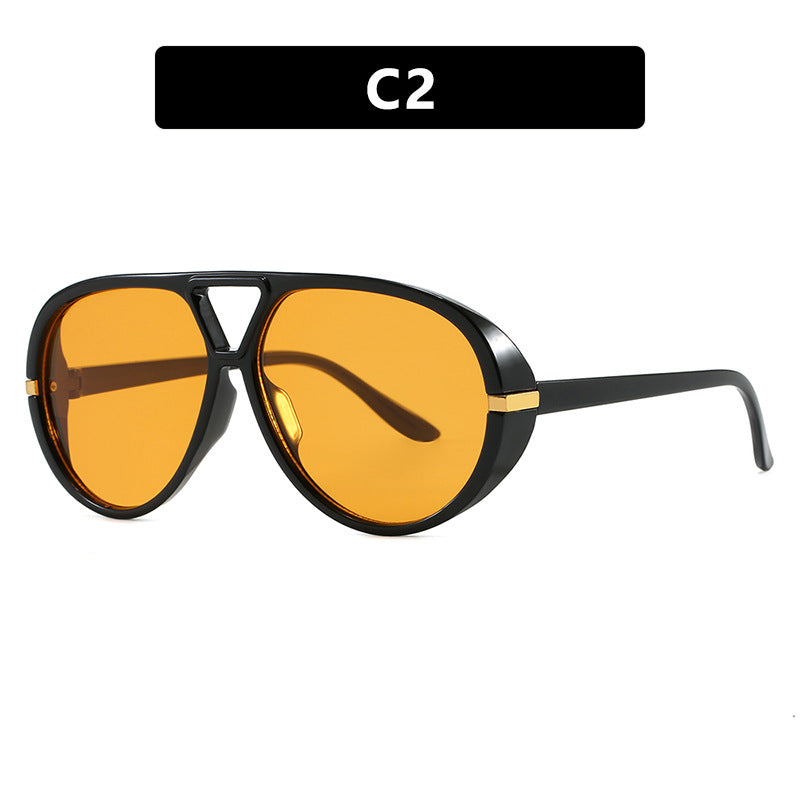 Women's fashionable large sunglasses with elegant frame and protective lenses Bowlift