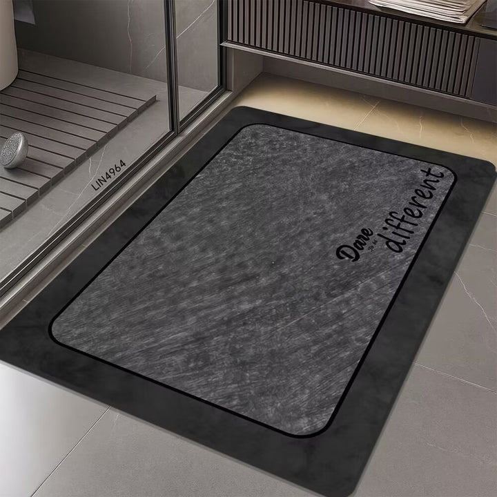 Geometric Hexagonal Pattern Bath Mat Bowlift