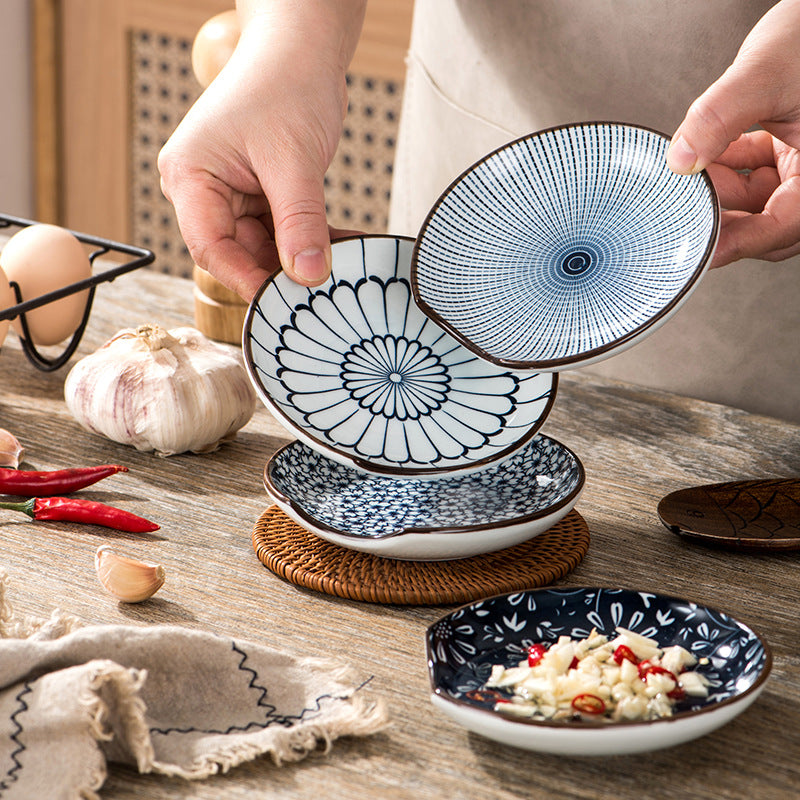 Elegant Porcelain Appetizer Dish Set