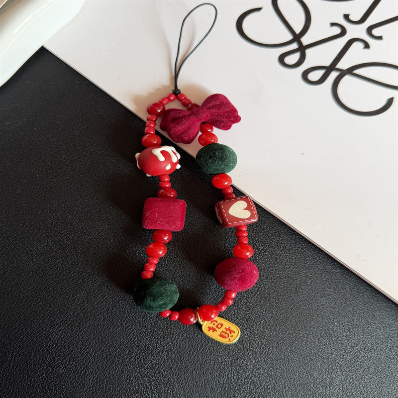 Playful Beaded Phone Charm Bowlift
