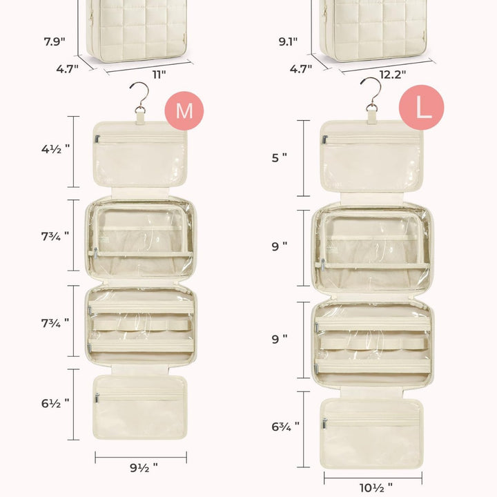 Elegant Cosmetic Organizer Bag Bowlift