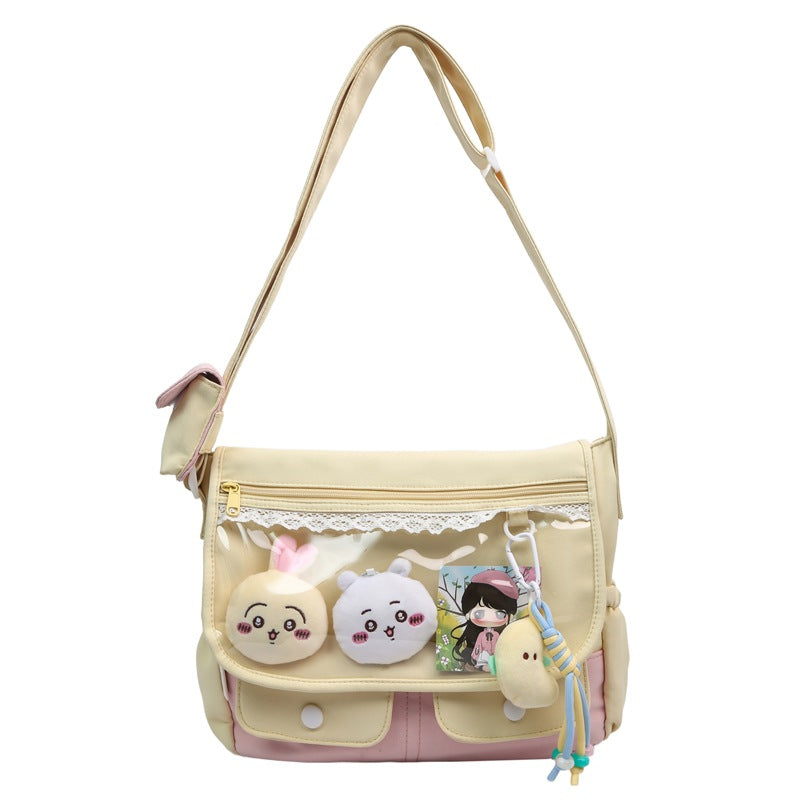 Cute Character-Themed Messenger Bag Bowlift
