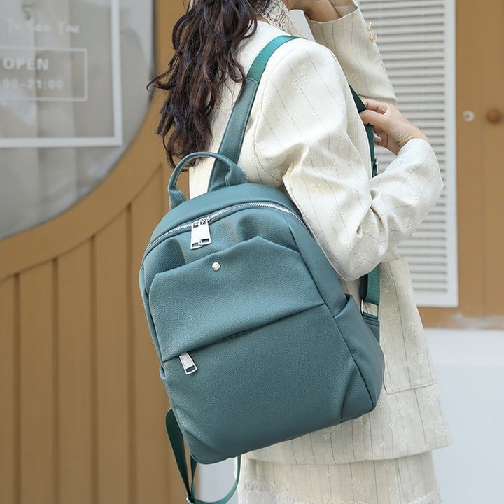 Premium Leather Laptop Backpack Bowlift