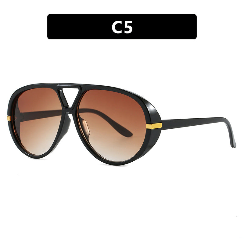 Women's fashionable large sunglasses with elegant frame and protective lenses Bowlift