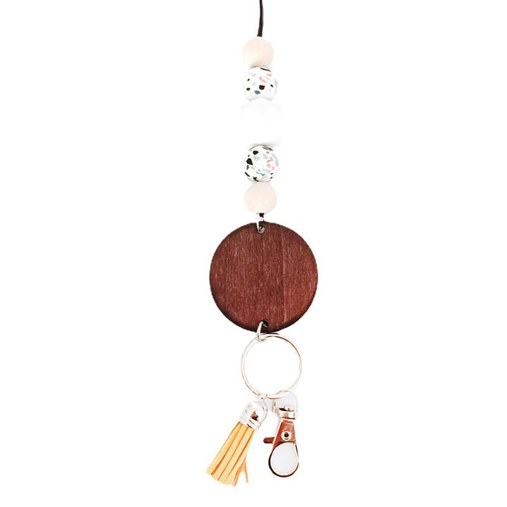 Wooden Beaded Keychain Holder Bowlift