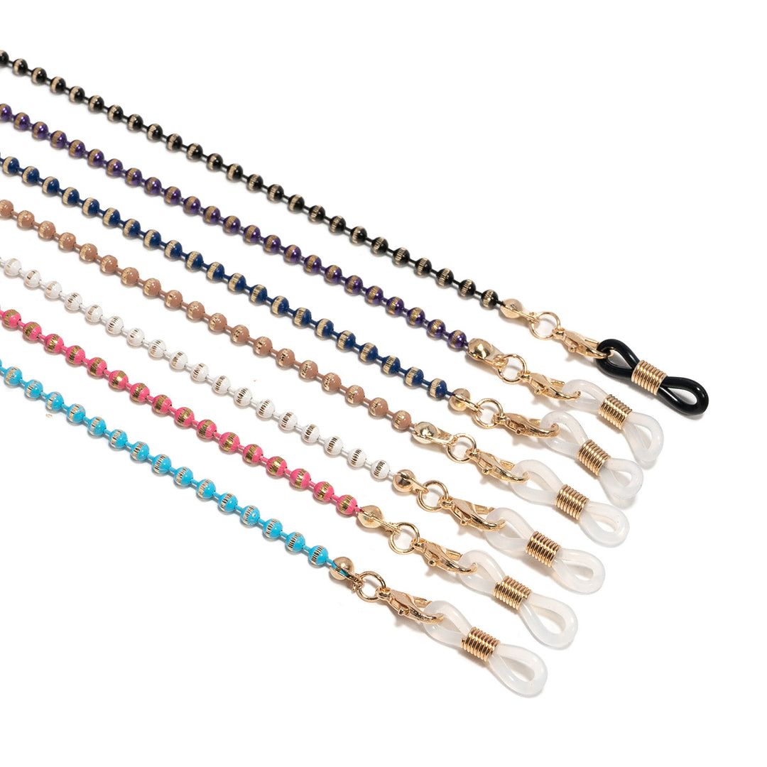 Elegant Beaded Eyewear Holder Chain Bowlift
