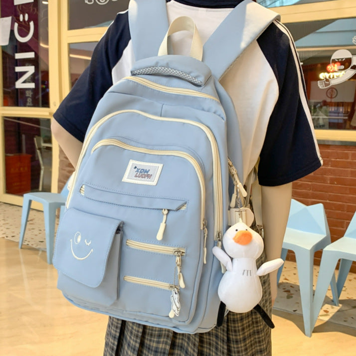 Multi-Pocket Casual Backpack Bowlift