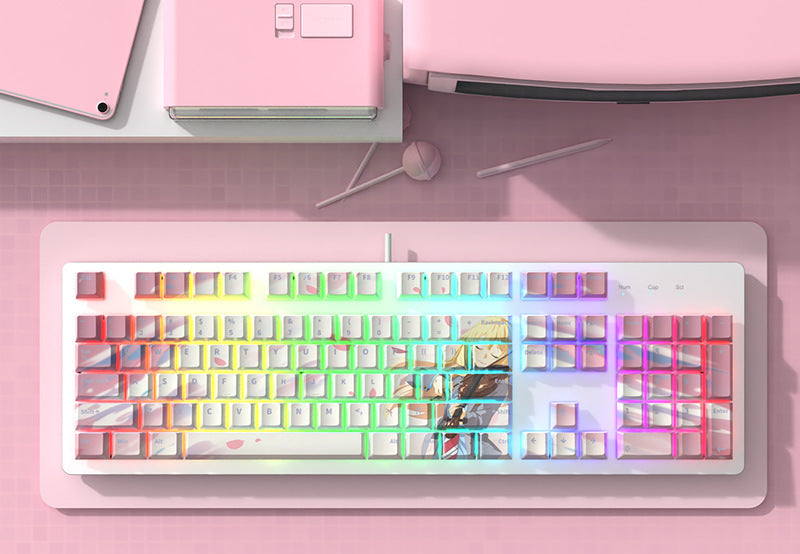 Artistic Themed Mechanical Keyboard Bowlift