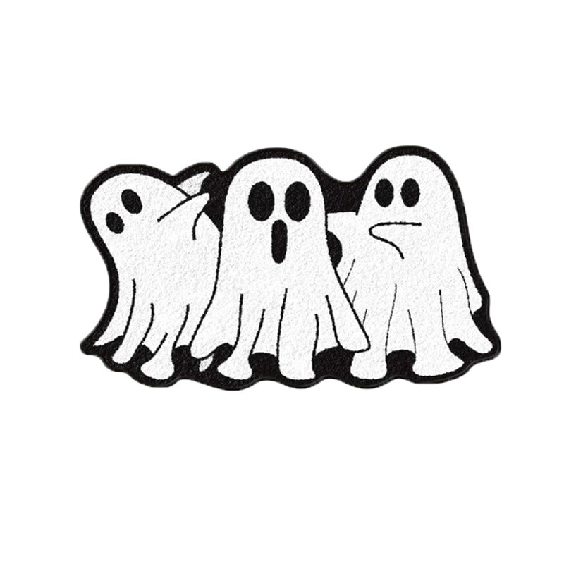 Halloween-Themed Ghost Bath Mat Bowlift