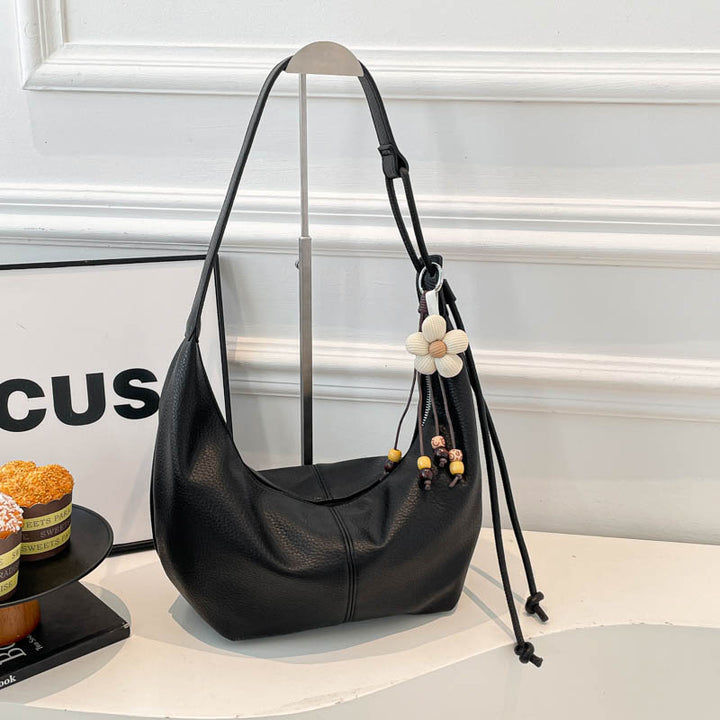 Leather Hobo Bag Bowlift