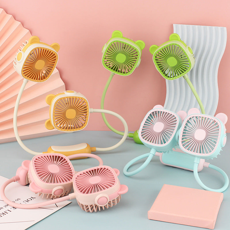 Women's Portable Neck Fan with Flexible Design Bowlift