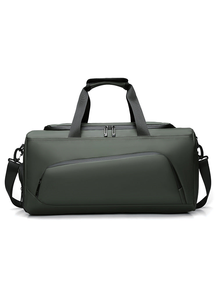 Sporty travel bag with extendable main compartment and multiple organizing pockets Bowlift