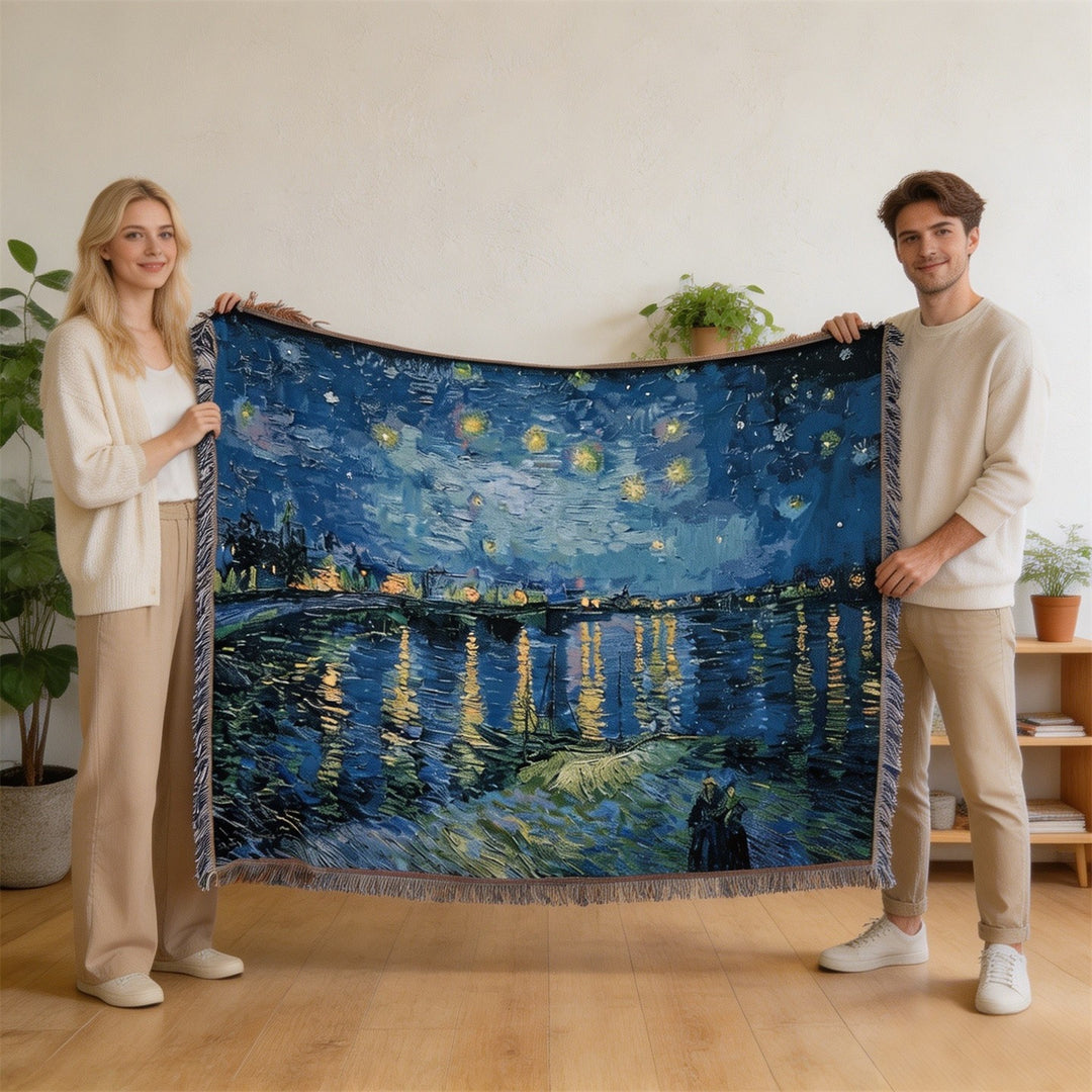 Artistic Landscape Tapestry Blanket