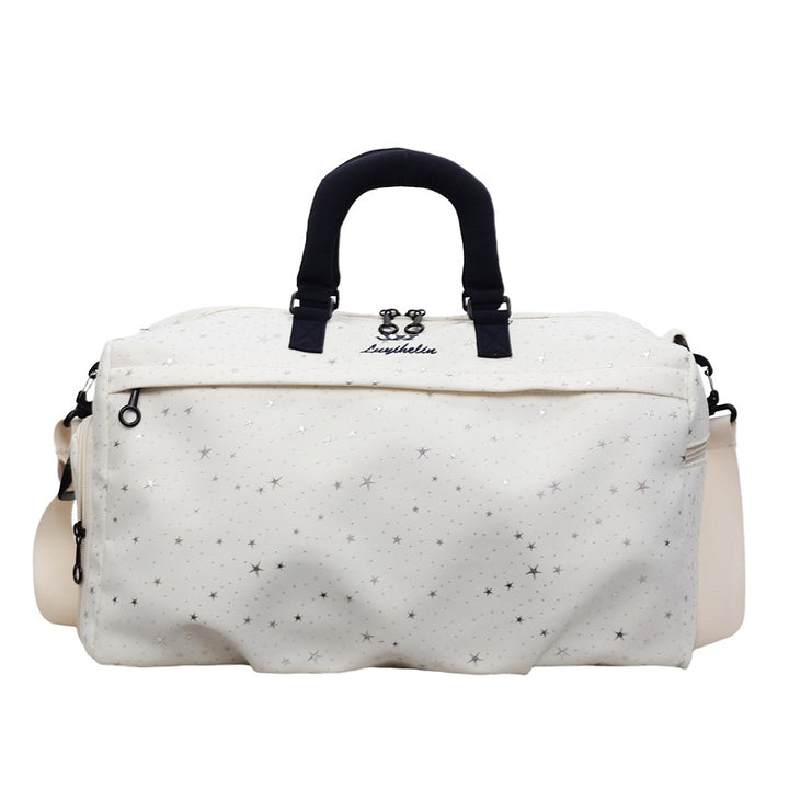 Star-Patterned Multi-Functional Duffle Bag