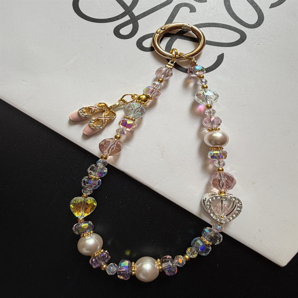 Decorative Bead Keychain Bowlift