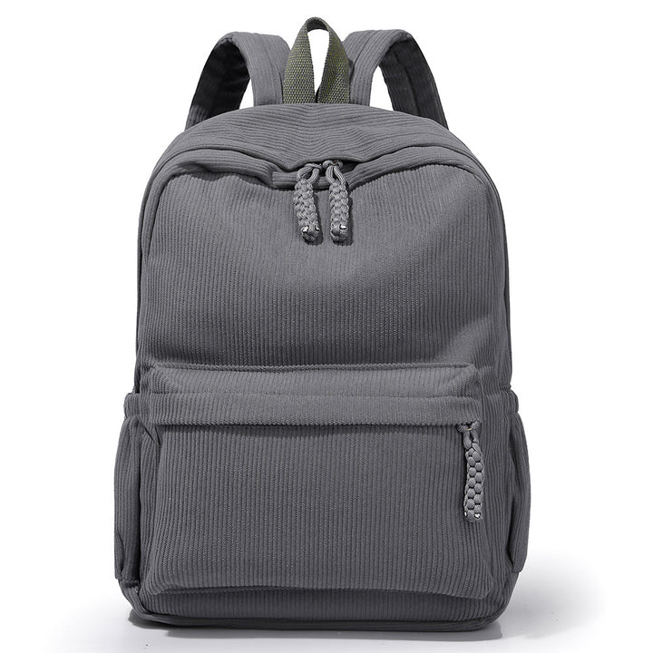 Textured Fabric Travel Backpack Bowlift