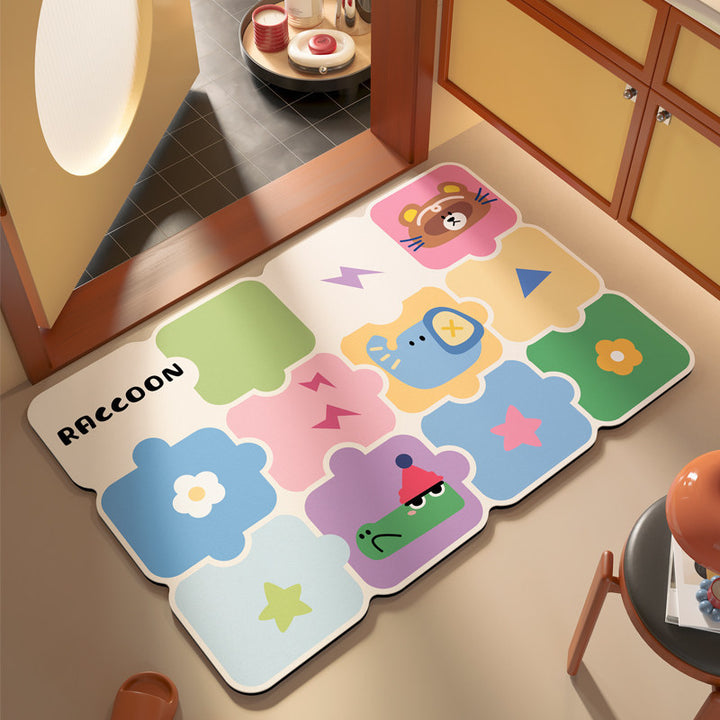 Artistic Colorful Doormat Bowlift
