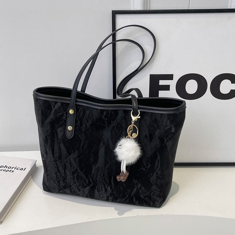 Modern Textured Tote Bag Bowlift