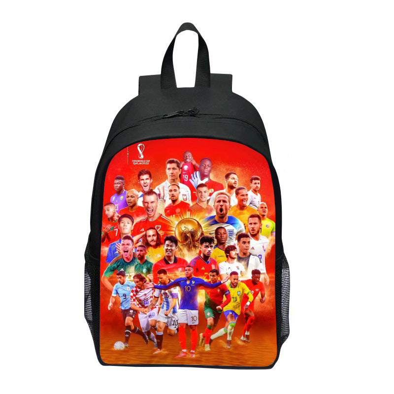 Sporty backpack with Wm trophy design Bowlift