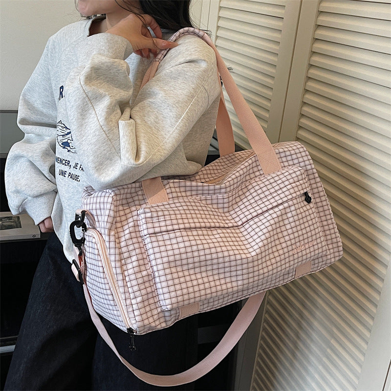 Stylish Patterned Travel Duffle Bag Bowlift