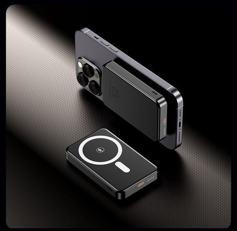 Wearable Wireless Powerbank with Integrated Usb Cables Bowlift