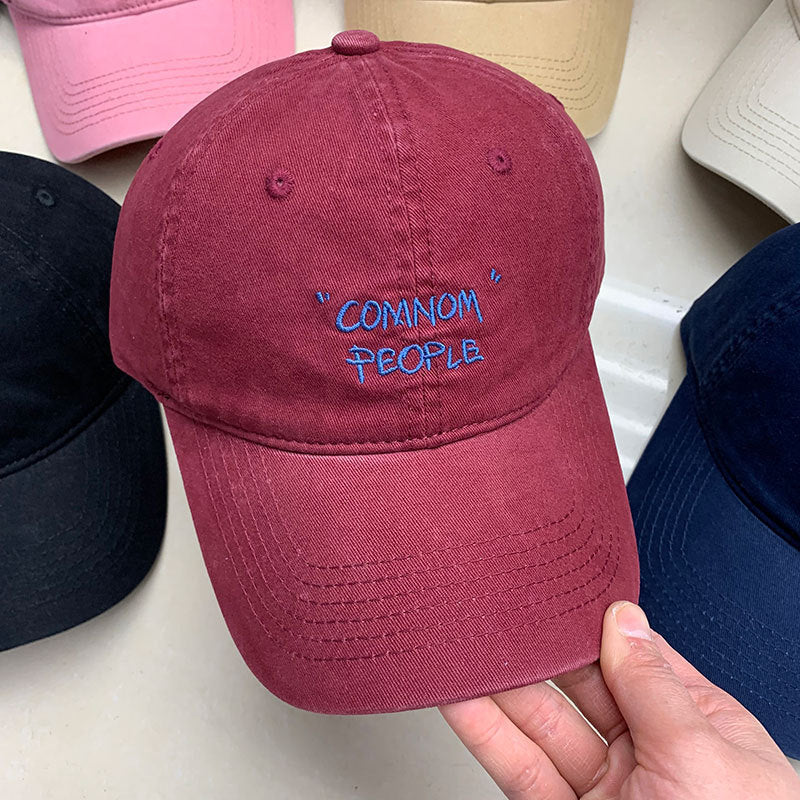 Men's Cotton Embroidered Baseball Cap Bowlift