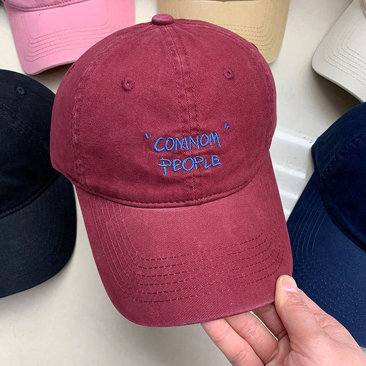 Men's Cotton Embroidered Baseball Cap Bowlift