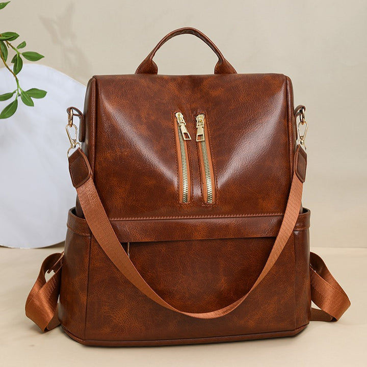 Versatile Vegan Leather Backpack Bowlift