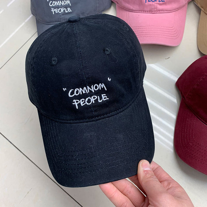 Men's Cotton Embroidered Baseball Cap Bowlift