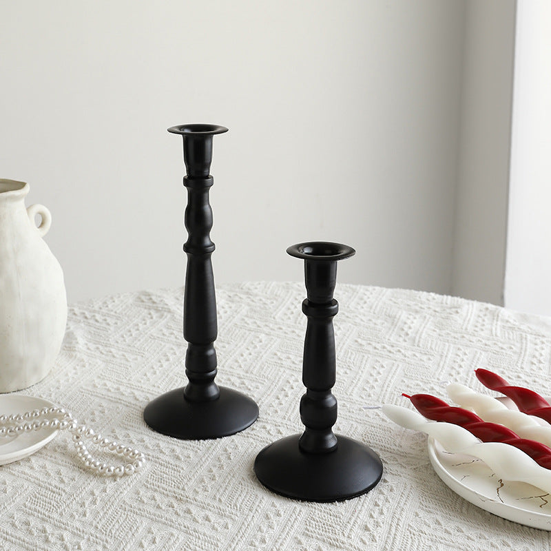 Ribbed Stacked Sphere Decorative Scented Pillar Candle With Long Cotton Wick