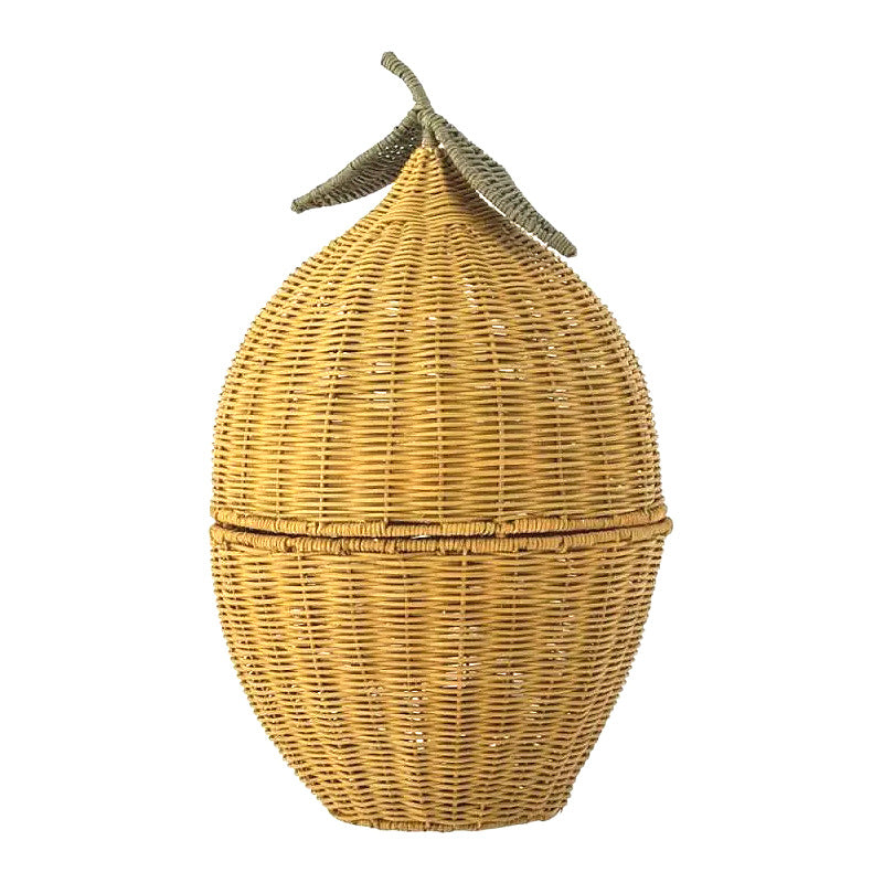 Decorative Woven Storage Container Bowlift
