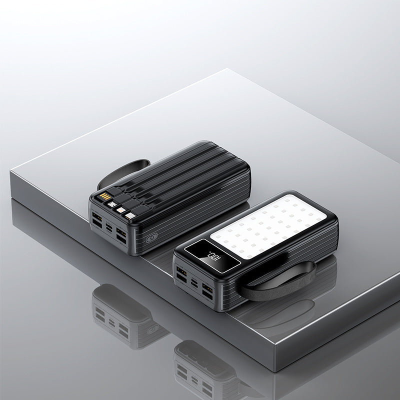 Portable power bank with integrated fast charging function and LCD display Bowlift