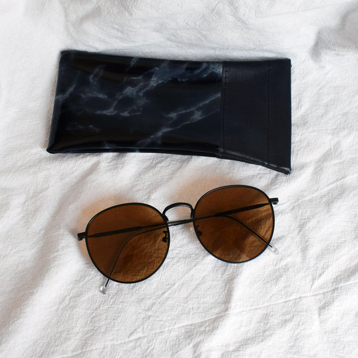 Oversized Round Frame Sunglasses Bowlift