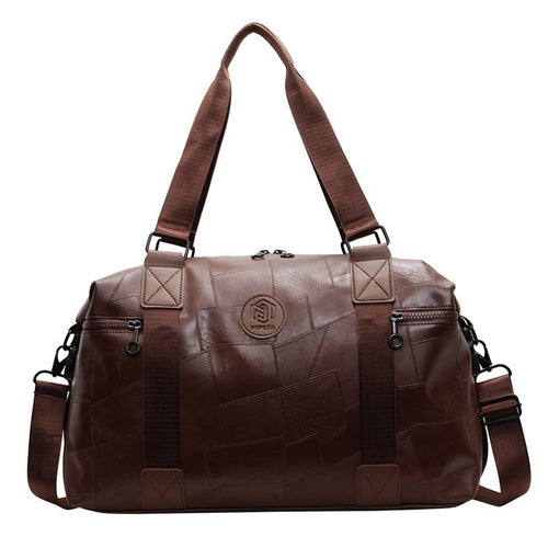 Premium Leather Travel Duffel