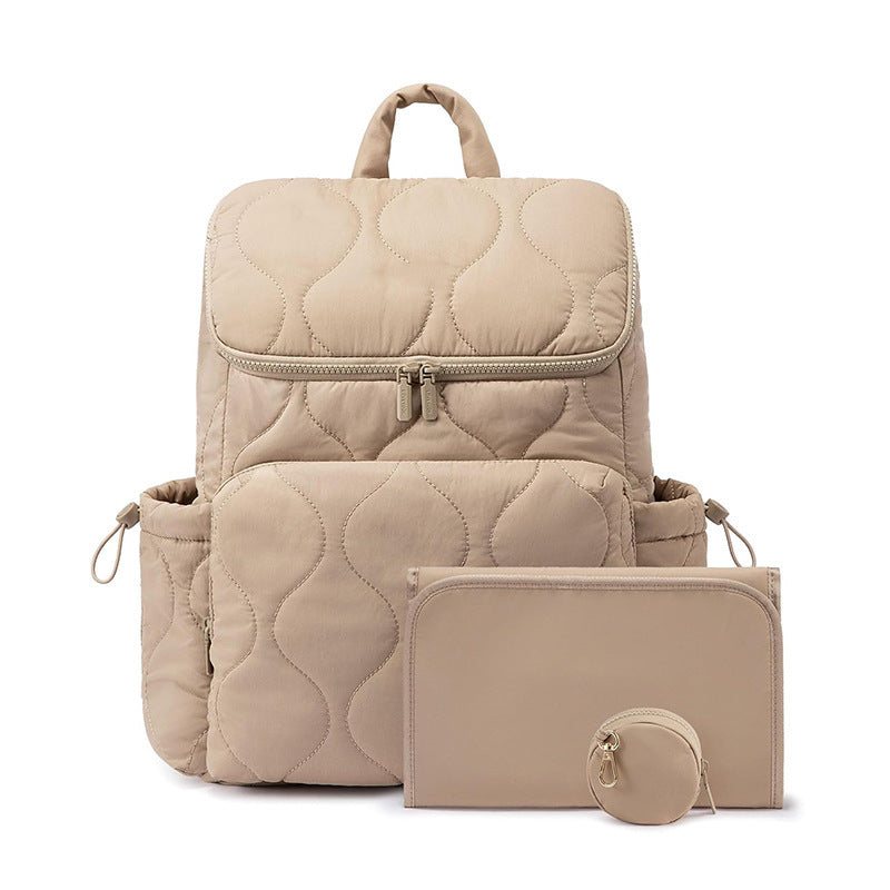 Quilt-Backpack with Additional Organizer Bowlift
