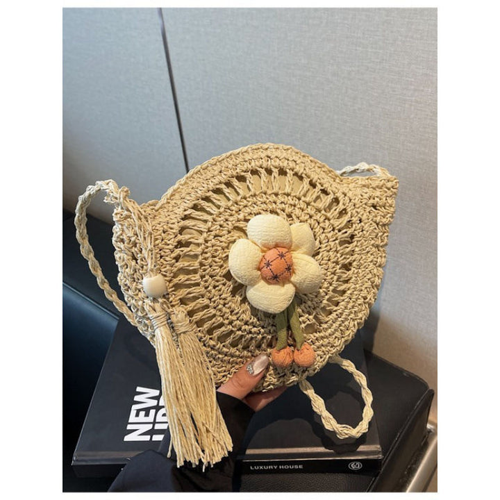Hand-knotted flower-shaped bag Bowlift