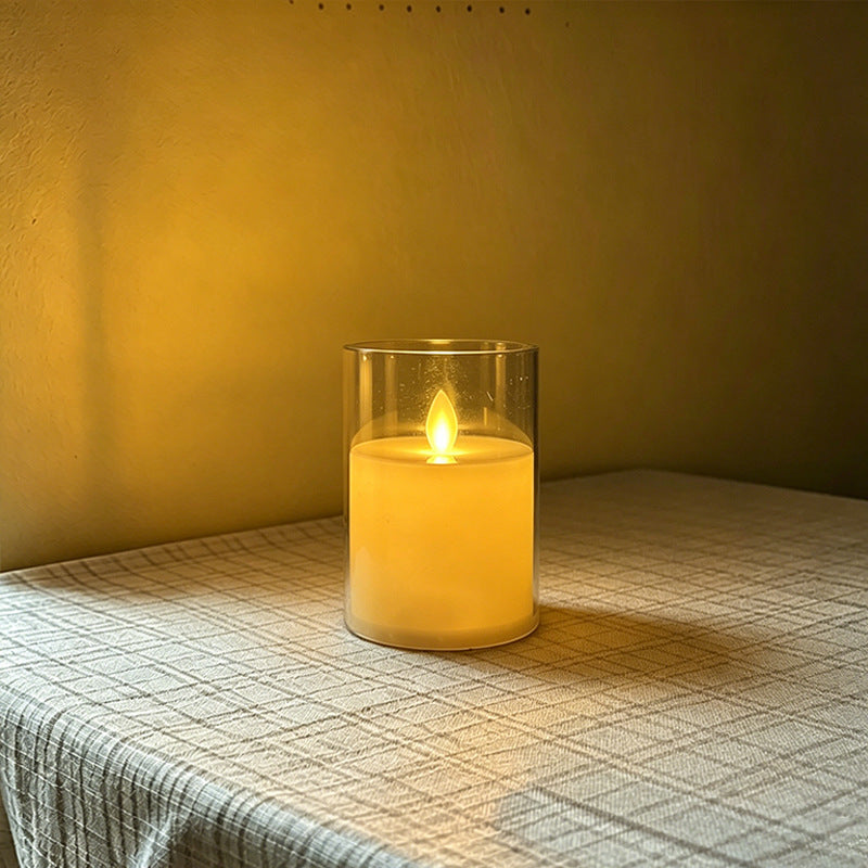 LED Scented Candle with Flame Effect Bowlift