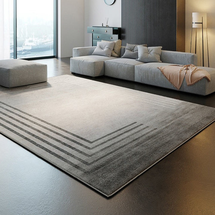 Modern Minimalist Geometric Area Rug Bowlift
