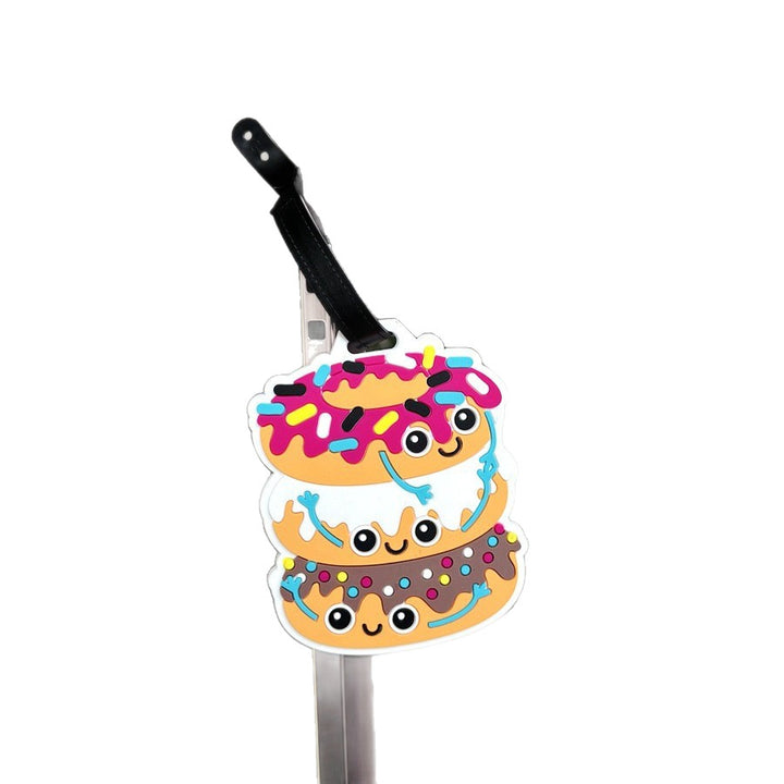 Fun Donut-Themed Luggage Tag Bowlift