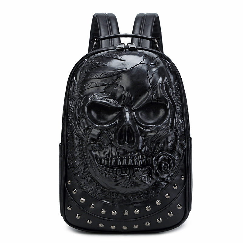 Stylish backpack with skull design Bowlift